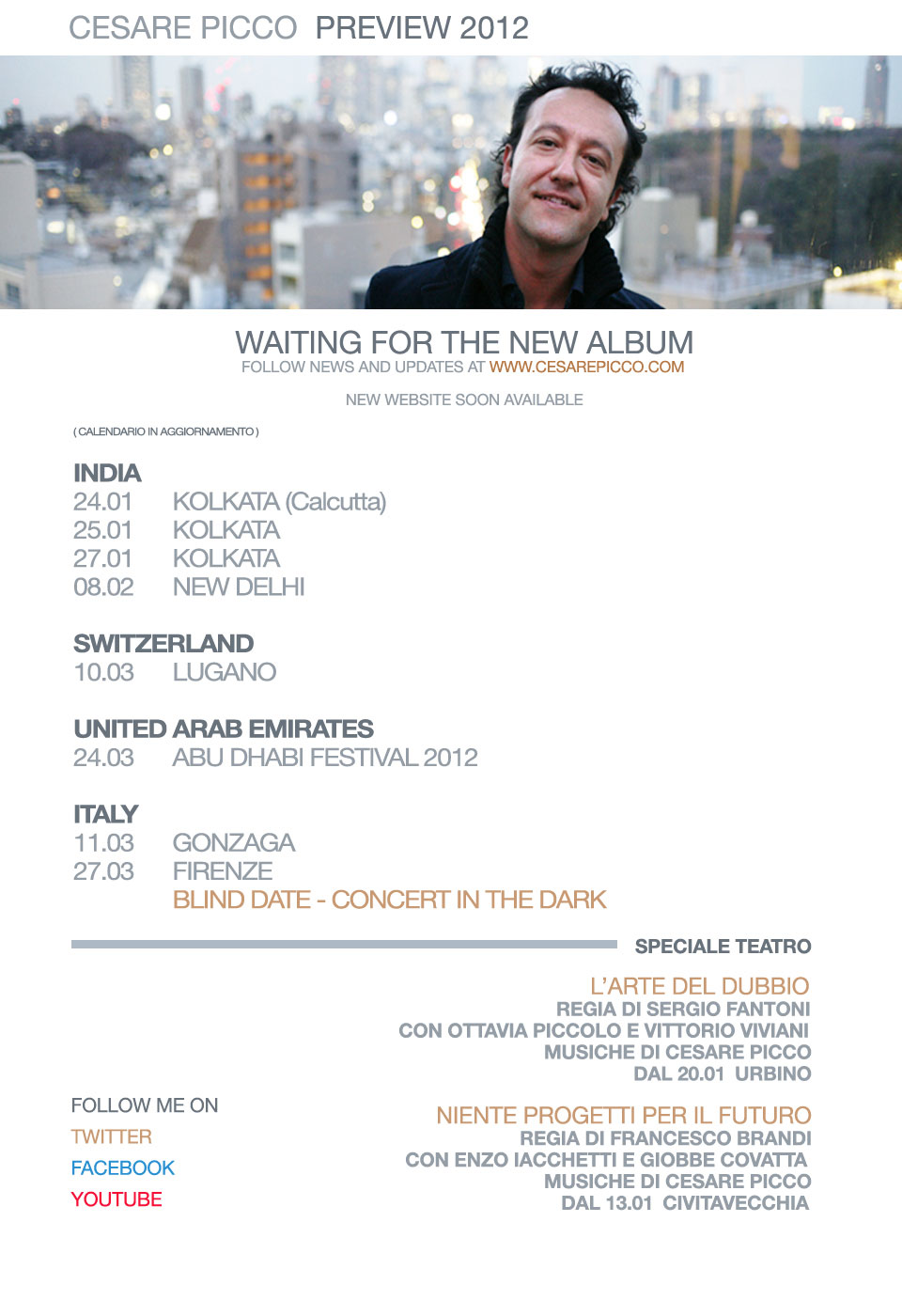 Cesare Picco Homepage